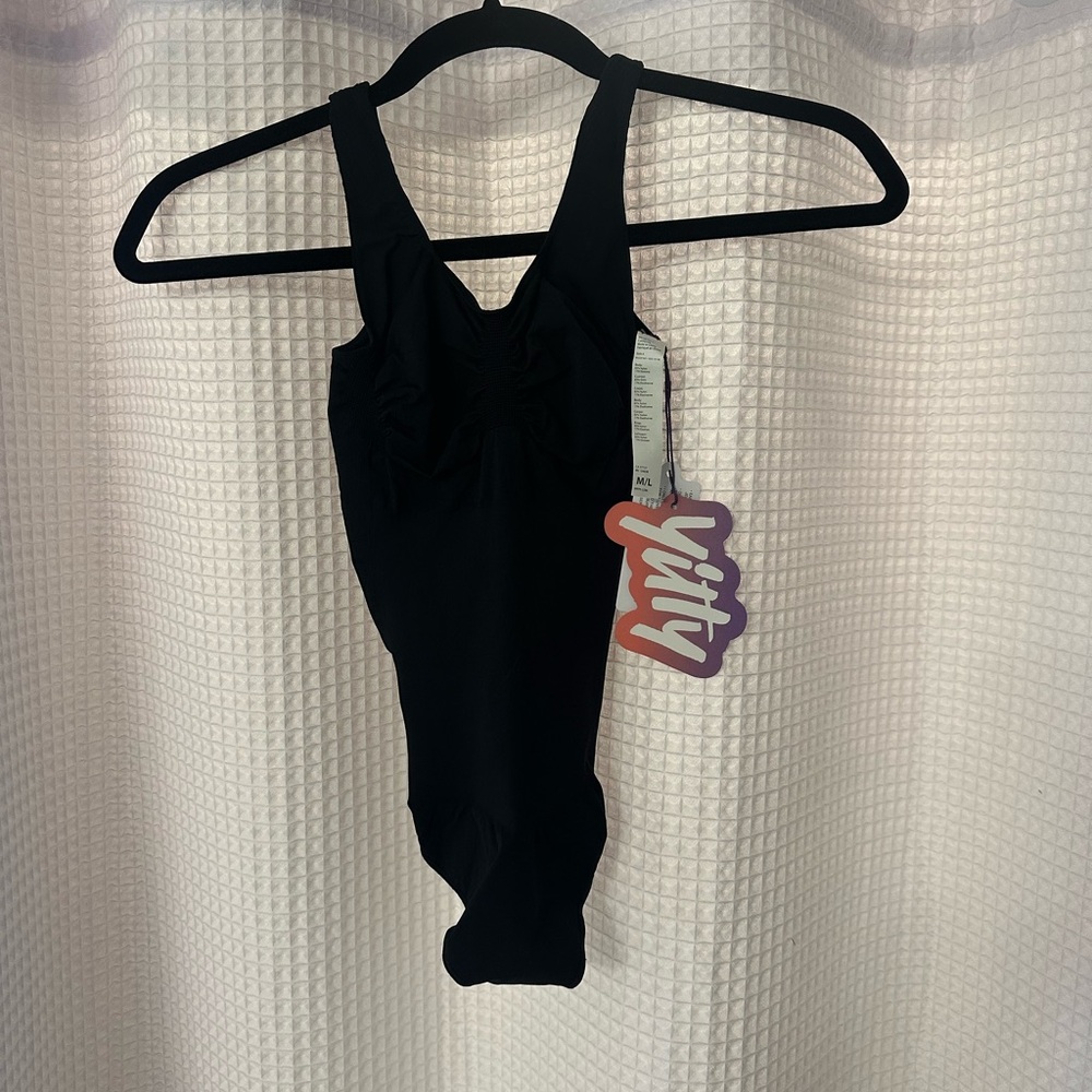 Nearly naked shaping thong bodysuit|M/L| Black| NWT | Never Worn